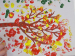 2015-09-28 Ősz fa festése,ujjlenyomattal